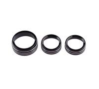 Accessoires Intérieur Compatible Avec Dodge Pour Durango 2016-2020 Pour Ram 1500 2500 3500 2013-2018 3 Pièces Boutons Interrupteur Volume AC CD Voiture Garniture(Black)