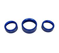 Accessoires Intérieur Compatible Avec Dodge Pour Ram Pour 1500 2500 3500 2013 2014 2016 2018 Boutons Interrupteur Climatisation Accessoires Intérieurs Décoration(Blue)