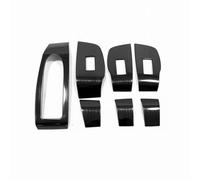 Accessoires Intérieur Compatible Avec Mazda Pour 3 2019 2020 2021 2022 2023 Autocollant Décoration Intérieure Voiture Bouton Interrupteur Fenêtre Garniture(Black1)