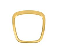 Accessoires Intérieur Pour A3 2006-2014 Pour A4 B7 B8 2006-2012 Pour A5 2008-2012 Style De Voiture Volant Centre Logo Couvre Autocollants Garniture(Yellow)