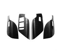 accessoires intérieur voiture Cache de panneau commande lève-vitre en ABS et fibre carbone Pour Buick Pour Regal 2009-2016