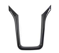Accessoires Intérieure Pour Cayenne 2011-2017, Accessoires D'intérieur Voiture Autocollant Décoratif Console Centrale Fibre Carbone ABS/argent(Noir)