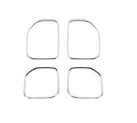 Accessoires Intérieure Pour Chevrolet Pour Silverado 2014-2018 Autocollants Décoratifs Haut-parleurs Portière Voiture Accessoires D'intérieur Auto Moulages Intérieurs(Chrome)