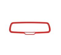 Accessoires Intérieure Pour Dodge Pour Challenger 2015 Up Pour Charger Pour RAM 2010 Pour Durango Couverture Décoration Rétroviseur Intérieur Voiture(Red)