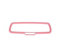 Accessoires Intérieure Pour Dodge Pour Challenger 2015 Up Pour Charger Pour RAM 2010 Pour Durango Couverture Décoration Rétroviseur Intérieur Voiture(Pink)