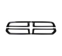 Accessoires Intérieure Pour Dodge Pour Durango 2011-2020 Moulures Extérieures Calandre Avant Voiture Pare-chocs Décoration Couvertures Autocollant Ornement(Noir)