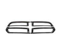 Accessoires Intérieure Pour Dodge Pour Durango 2011-2020 Moulures Extérieures Calandre Avant Voiture Pare-chocs Décoration Couvertures Autocollant Ornement(Carbon fiber)