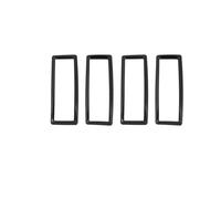 Accessoires Intérieure Pour Dodge Pour RAM 2010-2017 Voiture Contrôle Central Tableau Bord Décoration Intérieure Couverture Garniture Autocollants Kit Auto Moulages Intérieurs(Console AC Outlet)