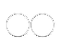 Accessoires Intérieure Pour Land Pour Rover Pour Range Pour Evoque Pour Cabriolet Pour Ember Edition Autocollant Garniture Couvercle Haut-parleur Audio Porte Intérieurs Voiture(Argent)