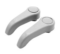 Accessoires Intérieurs Automatiques 1/2 Ensemble Voiture Levier Réglage Poignée Traction Remplacement Marque Pour R&enault Pour Clio MK2 Pour Twingo Poignées de portières intérieures (Color : Sliver