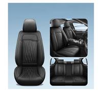 Accessoires Intérieurs Housse De Siège Auto 3D En Cuir PU Pour Ford Pour Focus MK2 Pour Edge Pour Explorer Pour Ecosport Housse Siège Voiture(Noir,Standard)