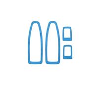 Accessoires Intérieurs Pour BMW Pour Modèles Pour F20 Pour F30 Pour F34 Pour F48 Pour X1 Interrupteur Lève-vitre Garniture Panneau Commande Accessoire Intérieur(Blue(Style A))