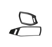 Accessoires Intérieurs Pour Ford Pour Focus MK4 ST Line 2019-2021 Accessoires Voiture Sortie D'air Avant Garniture Garniture Intérieur Style Climatiseur Cadre(Noir carbone)