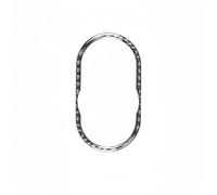 Accessoires Intérieurs Pour Mini Pour Cooper Pour Countryman Pour F60 Fibre Carbone Voiture Console Centrale Bouton Multimédia Cercle Couverture Garniture Autocollant Voiture Garniture(Noir)