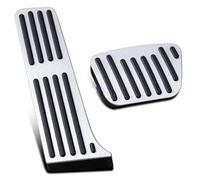 Accessoires Intérieurs Pour Voiture : Garnitures De Pédales D'accélérateur Et De Frein Argentées Pour Highlander 2023, 2024 Et 2025