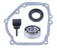 Accessoires Joint de carter, joint d'huile, roulement, jauge, compatible avec les tondeuses à gazon Honda GX160 GX200 5,5 CV et 6,5 CV, pièces de rechange 11381-ZH8-801 91201-Z0T-801 15600-ZE1-003