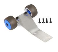 Accessoires Jouets RC Compatible avec Arrma pour Granite pour Grom pour Typhon 1/18 RC, Pièces De Mise À Niveau De Voiture, Accessoires Barre De Roue en Métal(Blue)