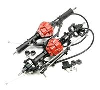 Accessoires Jouets RC Compatible avec Axial pour SCX10 90046 90047 1/10 RC, Pièces De Mise À Niveau pour Voiture Et Camion, Accessoires, Essieux Avant Et Arrière avec Verrouillage