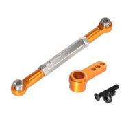 Accessoires Jouets RC Compatible avec MJX pour Hyper Go H12Y 1/12 RC Amélioration De Voiture Modification Pièces Et Accessoires Tige De Servo en Métal, Bras De Servo, Pièces Fragiles OP(Yellow)