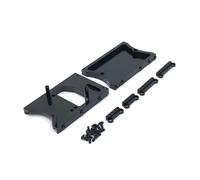 Accessoires Jouets RC Compatible avec MN D90 D91 D96 pour MN98 1/12 Rc, Mise À Niveau De Voiture, Accessoires De Modification, Pièces De Faisceau Arrière De La Cabine De L'appareil À Gouverner(Black)