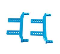 Accessoires Jouets RC Compatible avec SCY 16101 16102 16103 16101PRO 1/16 RC Accessoires pour Voiture Améliorée Pièces : Montants De Carrosserie Avant Et Arrière en Métal(Blue)