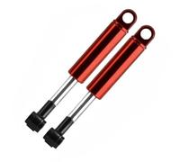 Accessoires Jouets RC Compatible avec Tamiya 1/14 RC Amélioration De Voiture Pièces De Modification Accessoires Kit D'amortisseurs De Suspension en Métal(Red)