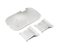Accessoires Jouets RC Compatible avec Tamiya pour TT01 1/10 RC, Pièces Mise À Niveau De Voiture, Accessoires en Acier Inoxydable pour Châssis, Armure, Plaque De Protection De Boîte De Vitesses
