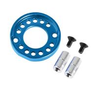 Accessoires Jouets RC Compatible avec Tamiya TA01 TA02 DF01 1/10 RC Pièces D'amélioration pour Voiture Accessoires Support Moteur Métallique pour Siège(Blue)