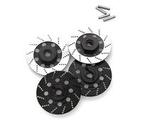 Accessoires Jouets RC Compatible avec Tamiya TT01 TT02 pour HPI pour HSP 94123 pour Sakura D4 1/10 RC sur Route Voiture Métal 12 Mm Roue Hexagonale Moyeu Adaptateur Disque De Frein(Black)