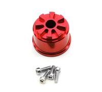 Accessoires Jouets RC Compatible avec Traxxas pour Summit 1/10 RC, Mise À Niveau De Voiture, Pièces De Modification, Accessoires, Support Différentiel en Métal, Boîtier Diff(Red)