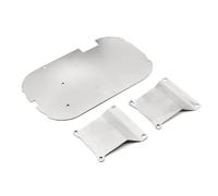 Accessoires Jouets RC pour Tamiya pour TT01 1/10 RC, Pièces De Mise À Niveau De Voiture, Accessoires en Acier Inoxydable pour Châssis, Armure, Plaque Protection De Boîte De Vitesses