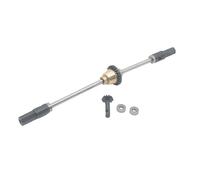 Accessoires Jouets RC pour WPL C14 C24 C34 B14 B24 B16 D12, Différentiel en Métal, Axe Avant, Milieu Et Arrière, Arbre D'entraînement en Acier, Pièces Mise À Niveau Voiture 1/16 RC(Rear)