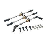 Accessoires Jouets RC pour WPL C14 C24 C34 B14 B24 B16 D12, Différentiel en Métal, Axe Avant, Milieu Et Arrière, Arbre D'entraînement en Acier, Pièces Mise À Niveau Voiture 1/16 RC(3pcs)