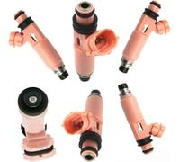 Accessoires : Kit de 6 injecteurs de Carburant pour Toyota Solara, Highlander et Sienna 3.0L et 3.3L V6 (références : 23250-20030 et 23209-20030)