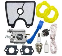 Accessoires Kit d'entretien de carburateur for Husqvarna 125B 125BX 125BVX 28cc, corde de traction for souffleur de feuilles à 2 temps