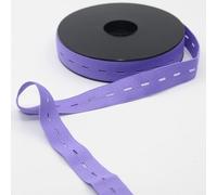 Accessoires LEDUC, 10 mètres élastique boutonnière (20mm), bande élastique réglable et résistante à coudre, accessoire vestimentaire idéal pour vêtement de maternité et pantalon enfants (LILAS 10)