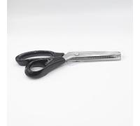 ACCESSOIRES LEDUC Ciseaux Cranteurs Professionnels en Acier Inoxydable, Noir, 23,5 cm, pour Travaux Manuels, Coupe de Cuir, Coton, Papier, Tissu