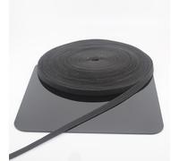 ACCESSOIRES LEDUC Élastique Super Résistant Haute Tension Largeur 10MM pour Couture, Jupes, Pantalons, Chaussures, 5 Mètres, Noir