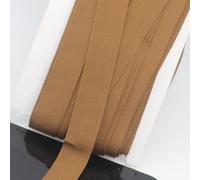 ACCESSOIRES LEDUC Ruban Sergé en Polyester, 20 Mètres, 21 Couleurs, pour Couture, Emballages Cadeaux, Sacs à Dos (0312 CAMEL, 20)