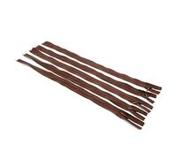 ACCESSOIRES LEDUC Trimz Invisible Zip RVNAVN3 Fermeture éclair, Nylon, Marron, 40 cm, Set de 5 Pièces