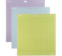 Cricut Tapis de découpe 2003546 – 30,5 x 30,5 cm (12'' x 12'') – 3 pièces – Multicolore