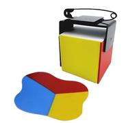 Accessoires magiques - Cube Aplati ABS | Accessoire magique de cube aplati | Tours de magie singulier Clone Cube Vision | Jouet de plaisanterie, matériel de scène, outils de spectacle de magie