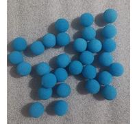 [Accessoires Magiques] Lot de 50 Boules en Mousse Super Douces de 4,5 cm (Rouge) - Tour de Magie coloré apparaissant Vanish Magie Stage Street Illusion Gimmick Accessoire comédie (Bleues, 2,5 cm)