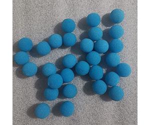 [Accessoires Magiques] Lot de 50 Boules en Mousse Super Douces de 4,5 cm (Rouge) - Tour de Magie coloré apparaissant Vanish Magie Stage Street Illusion Gimmick Accessoire comédie (Bleues, 2,5 cm)