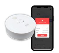 Konyks Détecteur de fumée connecté Firesafe 2 – Wi‑Fi, alerte smartphone, 5 ans – Blanc
