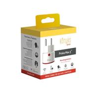 Konyks Prise connectée Konyks Priska Max 3 FR- WiFi + BT, Fonctions avancées V3, 16A, Compteur de consommation, Compatible Alexa et Google Home & Tuya -