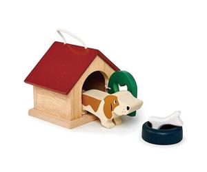 Accessoires Maison de Poupées Niche du chien en bois Tender Leaf Toys®