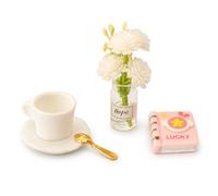 Accessoires Maison Poupée 1:12, Latte Art | Alliage métallique, Miniatures Scène, Assembler une composition, Pour jeunes adultes