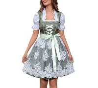 Accessoires médiévaux pour cosplay, élégante robe de cosplay avec robe en dentelle, costume pour femme, fête d'Halloween, fête de la bière, événements à thème médiéval, cosplay Ouma Kokichi (vert