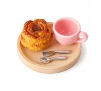 Accessoires Miniatures Maison Poupée, Style to 1 | Plateau miniature inclus, Ensemble Vaisselle, Mettre en scène, Pour jeunes créatifs